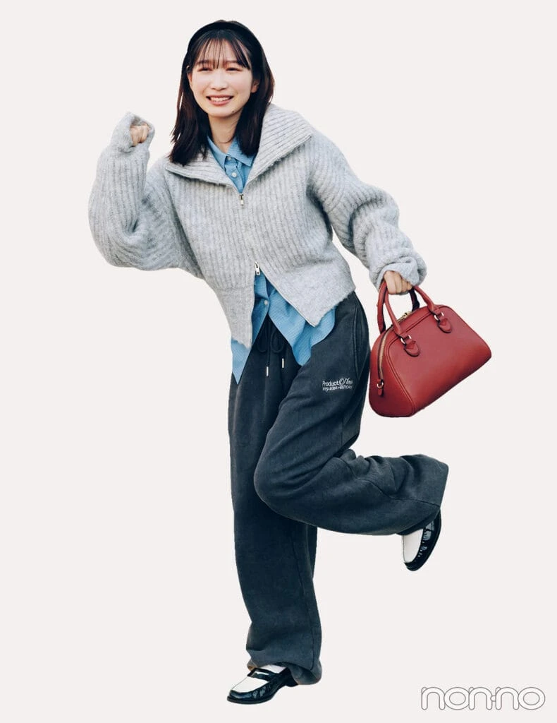 【non-no web】岡本夏美が着こなす大学生の毎日コーデ