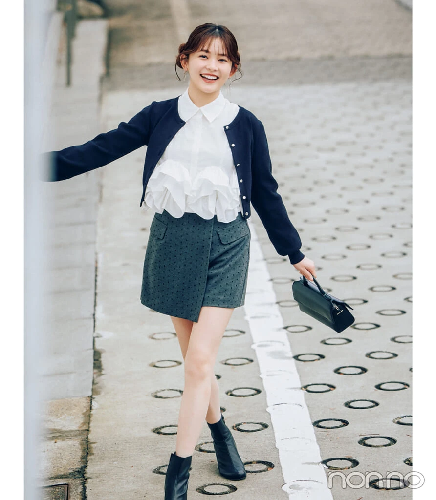 久間田琳加の好きな色で大人っぽく進化♡春休み着回し15daysモデルカット3-1