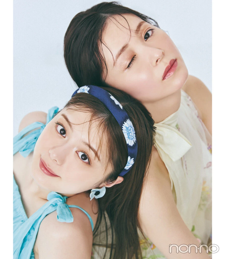 久間田琳加と紺野彩夏の2025上半期 20歳からの神コスメ大賞モデルカット2-1