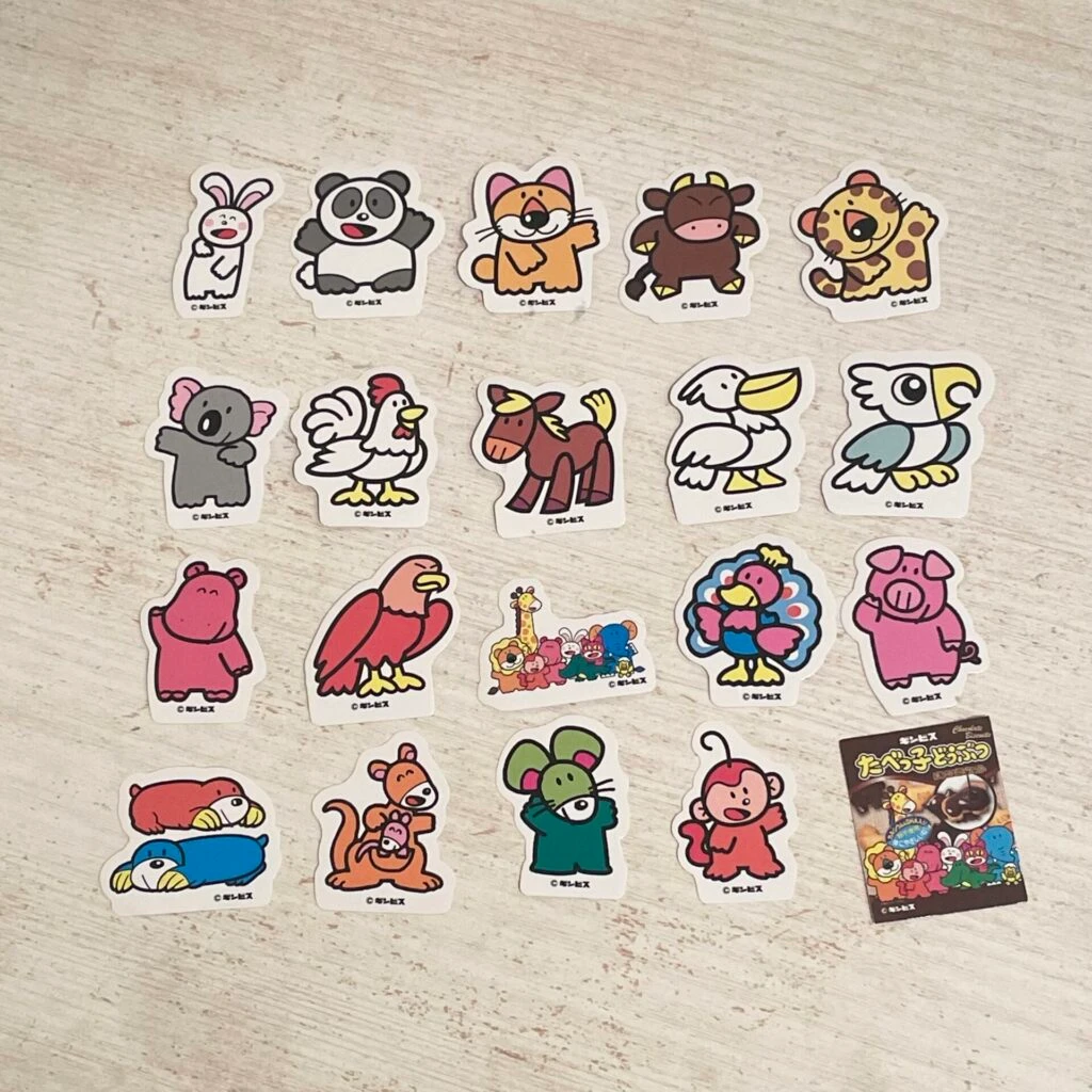 たべっ子どうぶつ フレークシールガチャ