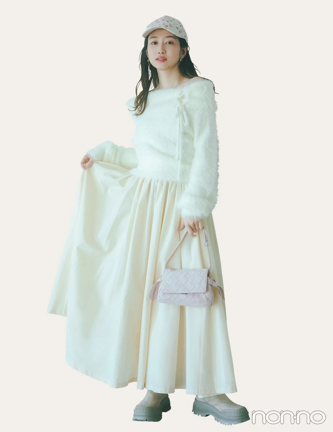 【non-no web】岡本夏美が着こなす大学生の毎日コーデ