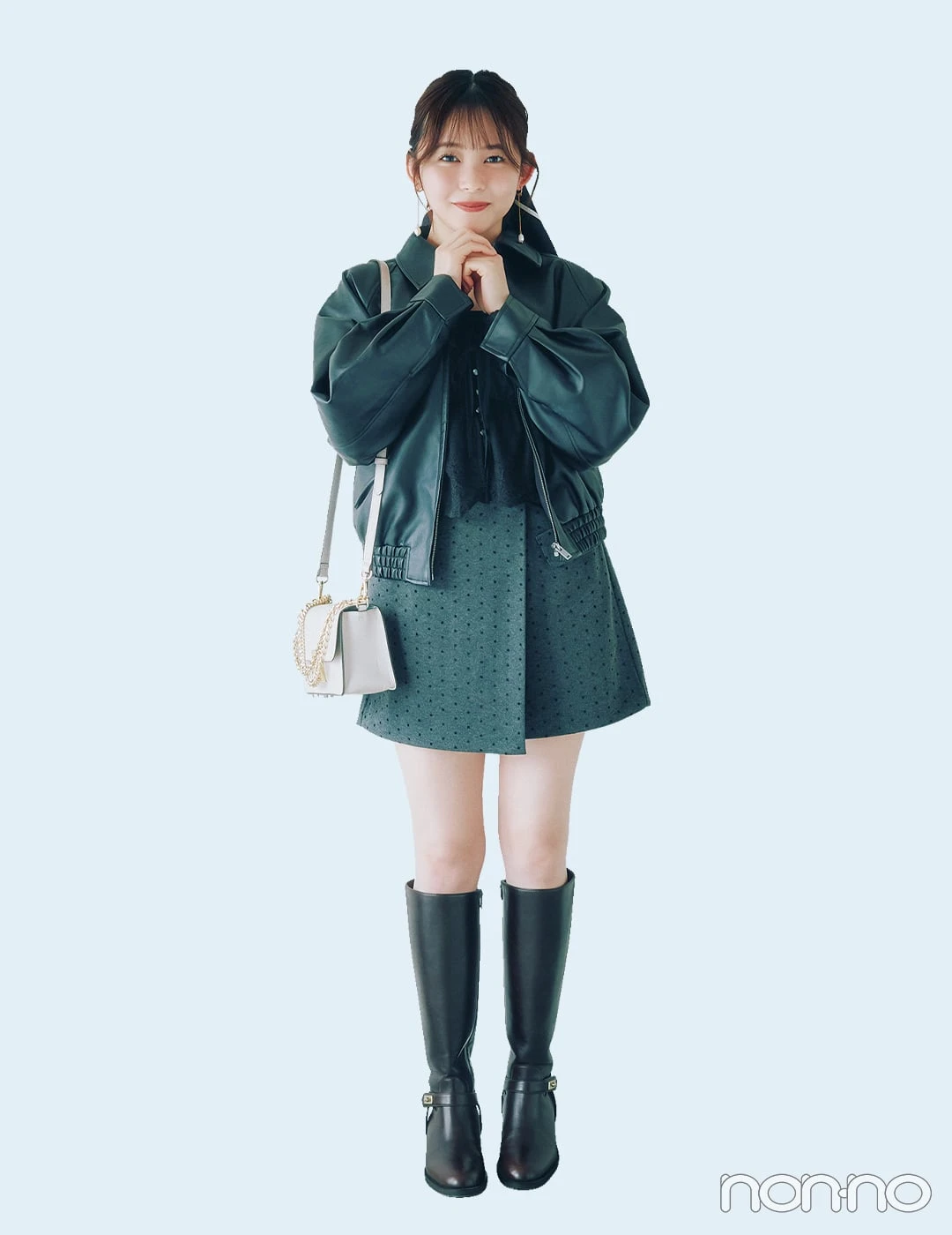 【non-no web】久間田琳加が着こなす大学生の毎日コーデ