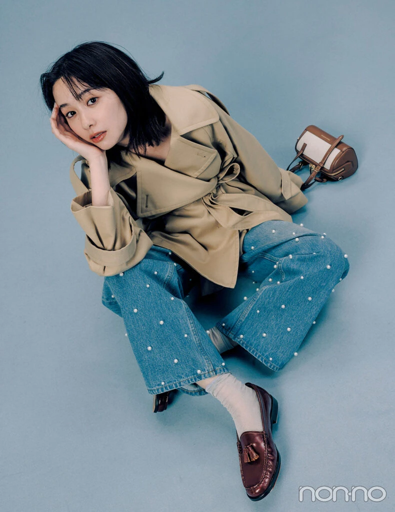 【non-no web】堀田真由が着こなす大学生の毎日コーデ