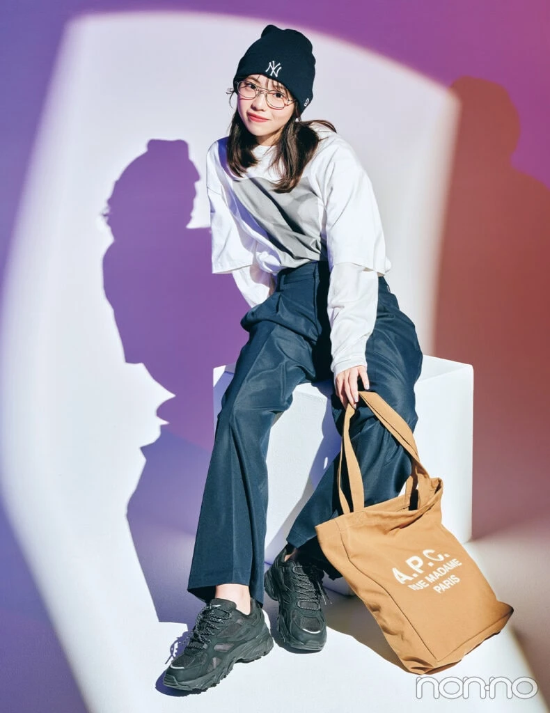 【non-no web】菊地姫奈が着こなす大学生の毎日コーデ