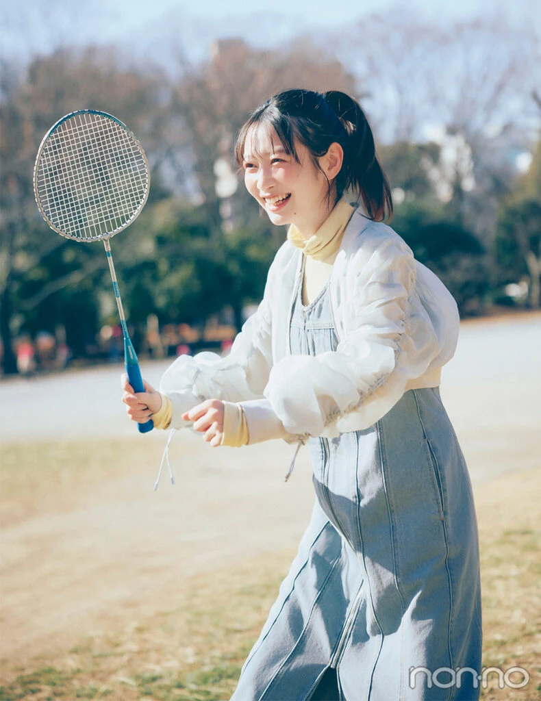 【non-no web】岡本夏美が着こなす大学生の毎日コーデ
