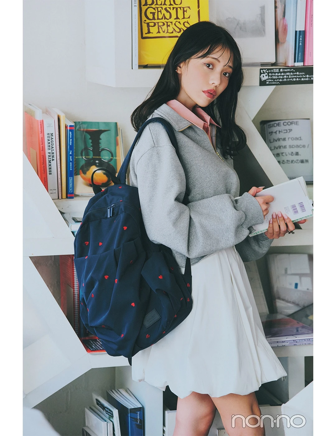【non-no web】菊地姫奈が着こなす大学生の毎日コーデ