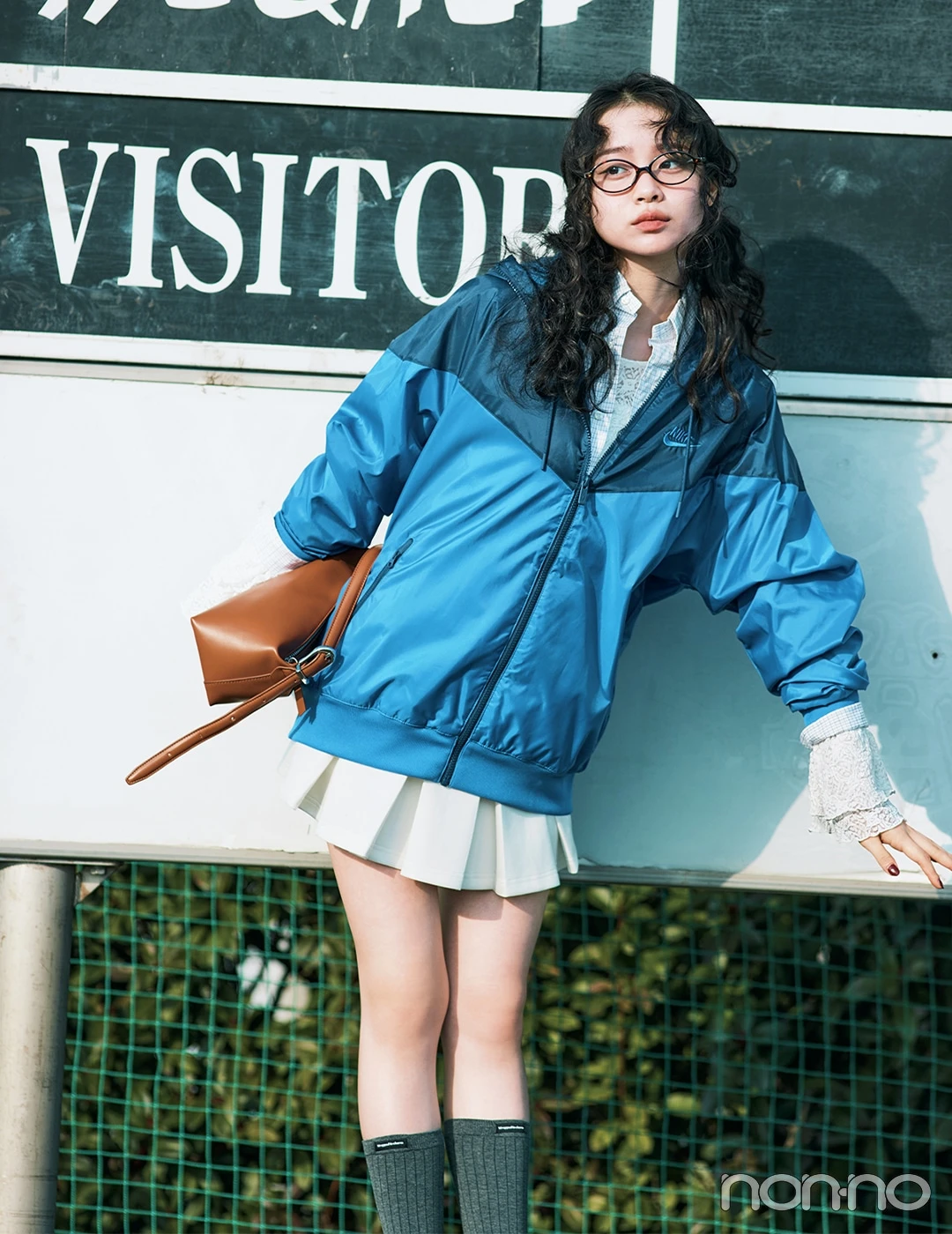 【non-no web】林芽亜里が着こなす大学生の毎日コーデ