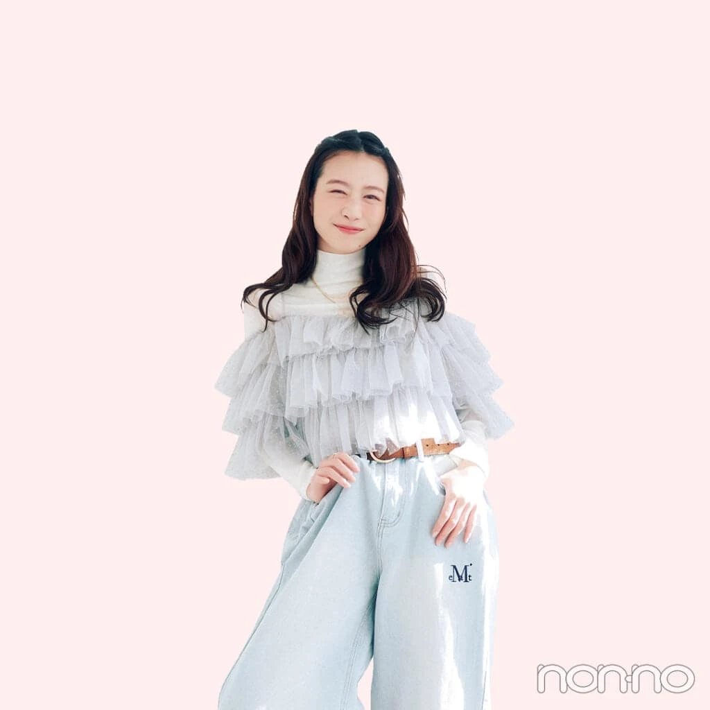 【non-no web】岡本夏美が着こなす大学生の毎日コーデ_アイキャッチ画像