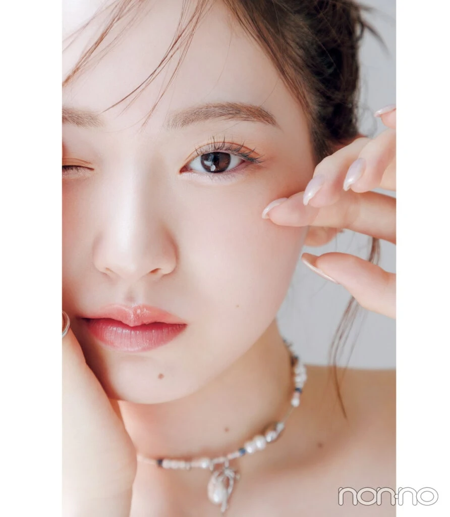 自然に涙袋をアプデメイク