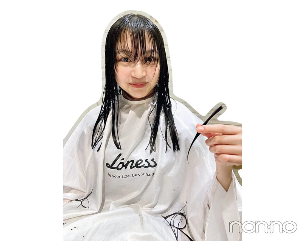 佐藤和奏のあか抜けNew hairにチェンジ!モデルカット2-3