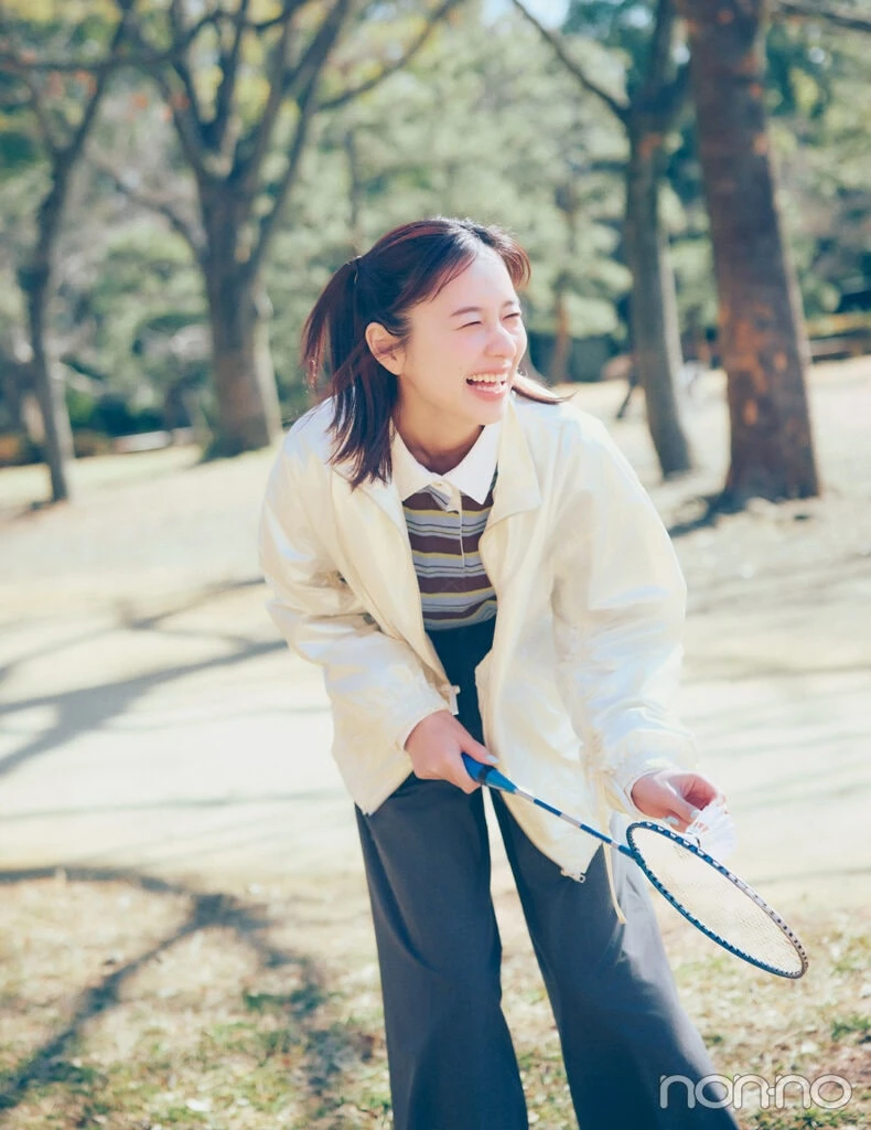 【non-no web】堀田真由が着こなす大学生の毎日コーデ