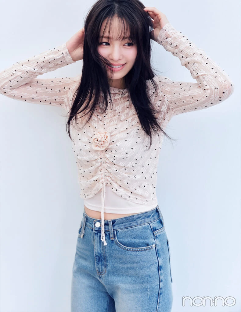 【non-no web】横田真悠が着こなす大学生の毎日コーデ