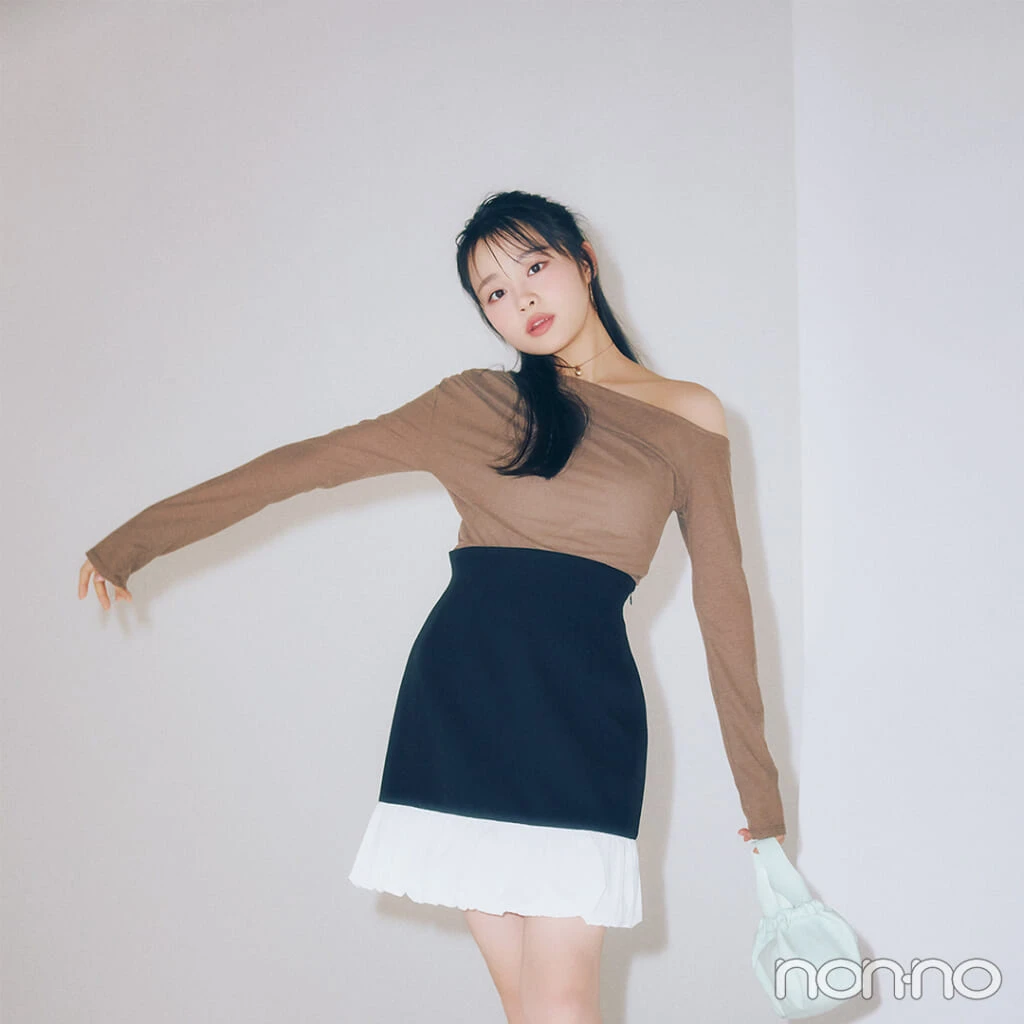 【non-no web】林芽亜里が着こなす大学生の毎日コーデ_アイキャッチ画像