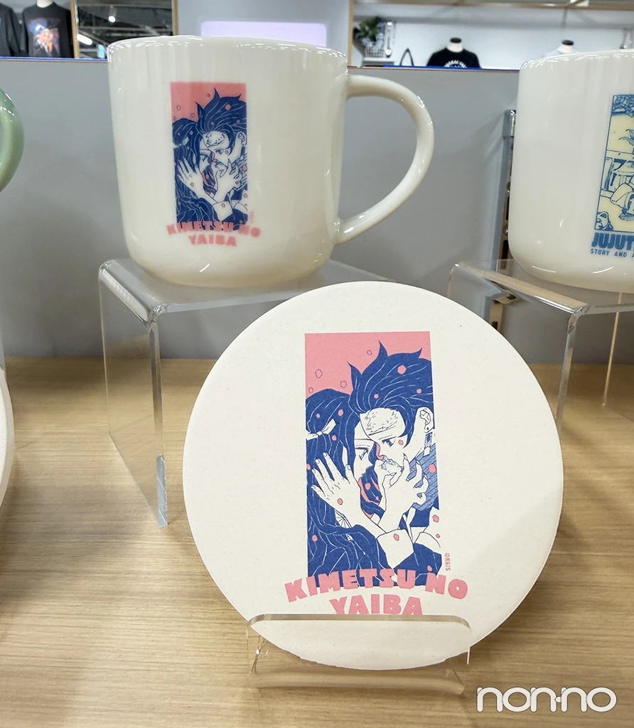 鬼滅の刃の珪藻土コースター¥1980・マグカップ¥3630