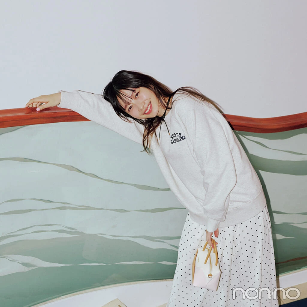 【non-no web】岡本夏美が着こなす大学生の毎日コーデ_アイキャッチ画像
