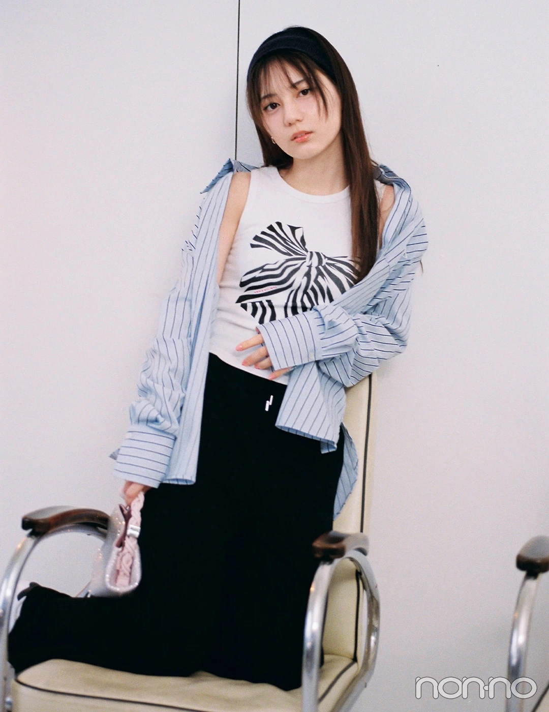 【non-no web】小坂菜緒が着こなす大学生の毎日コーデ