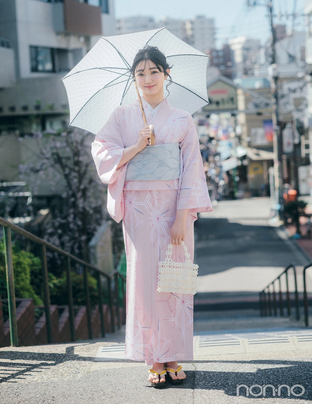 【non-no web】小宮山莉渚が着こなす大学生の毎日コーデ