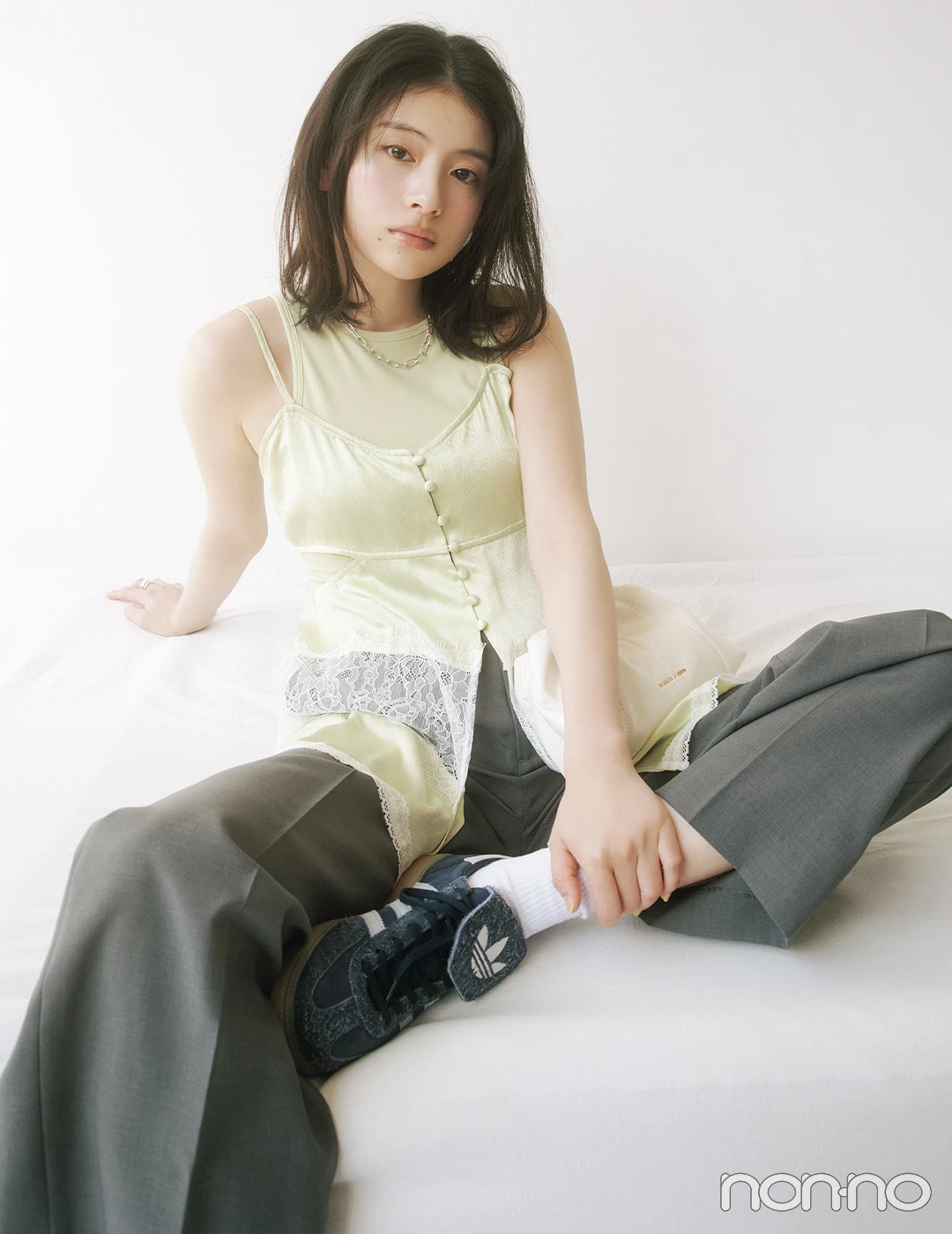 【non-no web】出口夏希が着こなす大学生の毎日コーデ