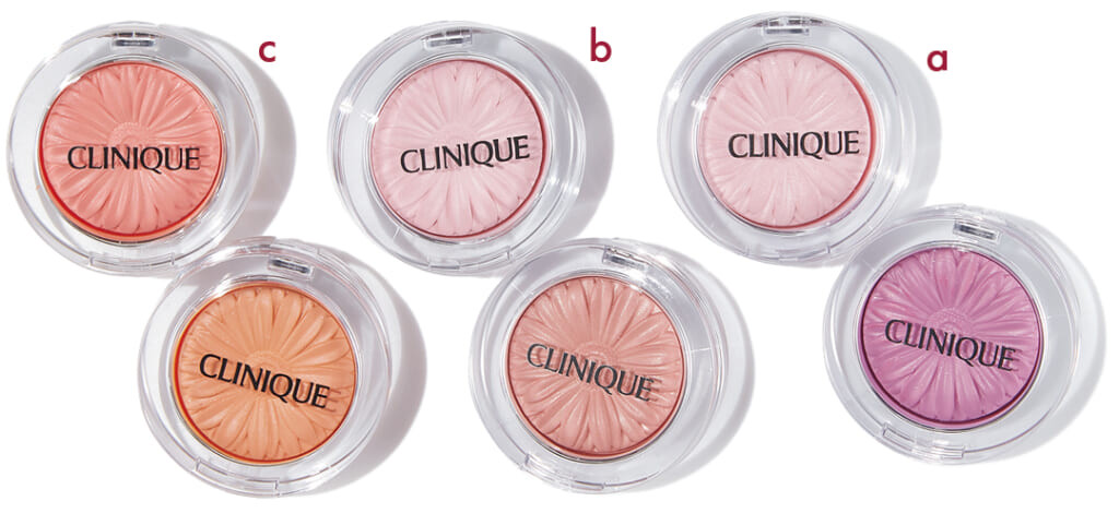 CLINIQUE【クリニーク】のクリスマスコフレ2026

aチーク ポップ デュオ バレリーナ & パンジー セット 27¥6600
b同 バレリーナ & ブラッシュ セット 27¥6600
c同 メロン & ソルベ セット 27¥6600