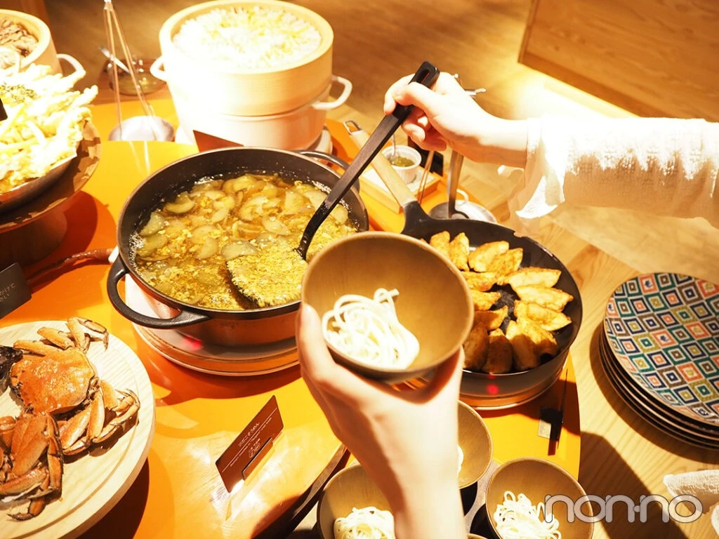OMOダイニングでのツガニそうめん
