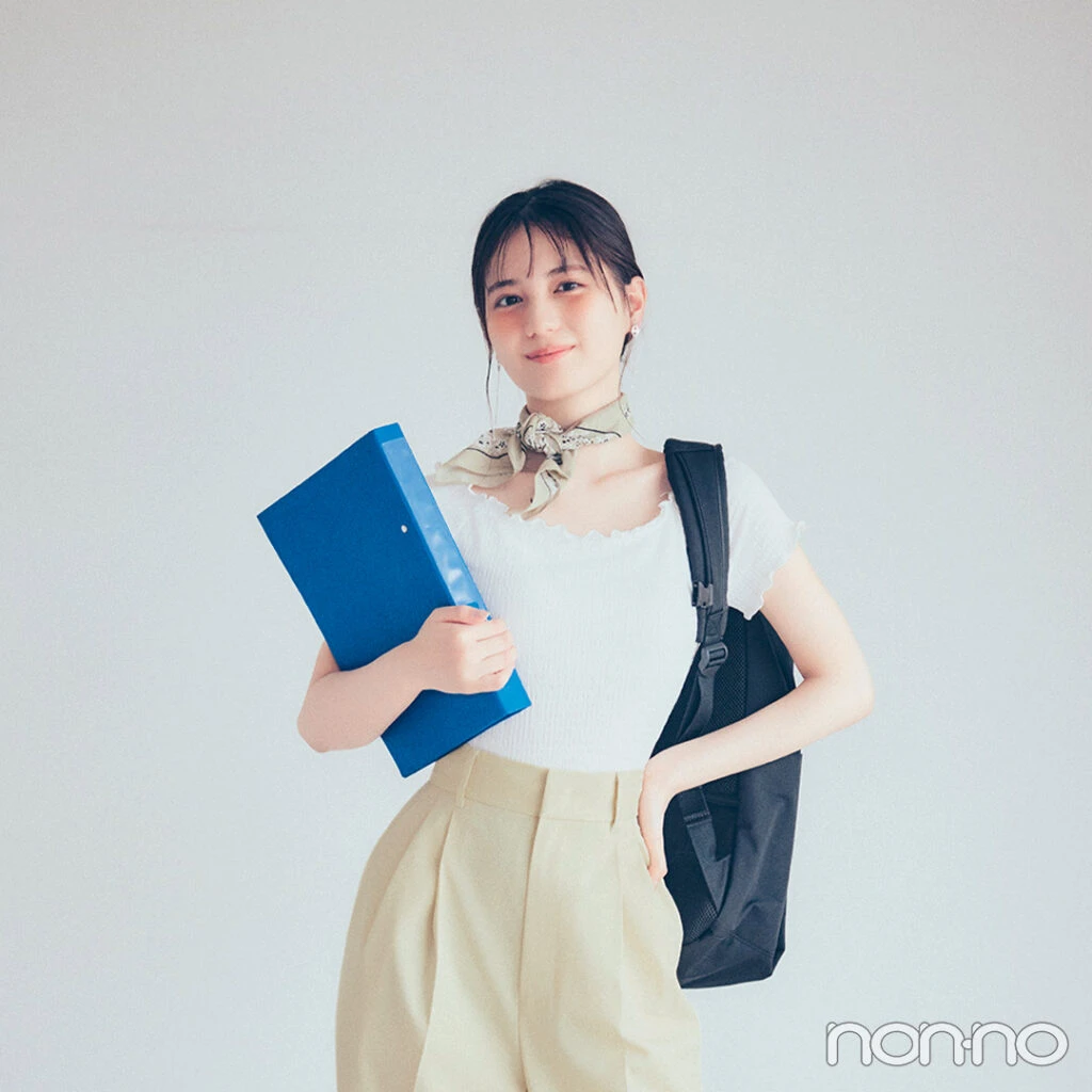 【non-no web】小坂菜緒が着こなす大学生の毎日コーデ_アイキャッチ画像