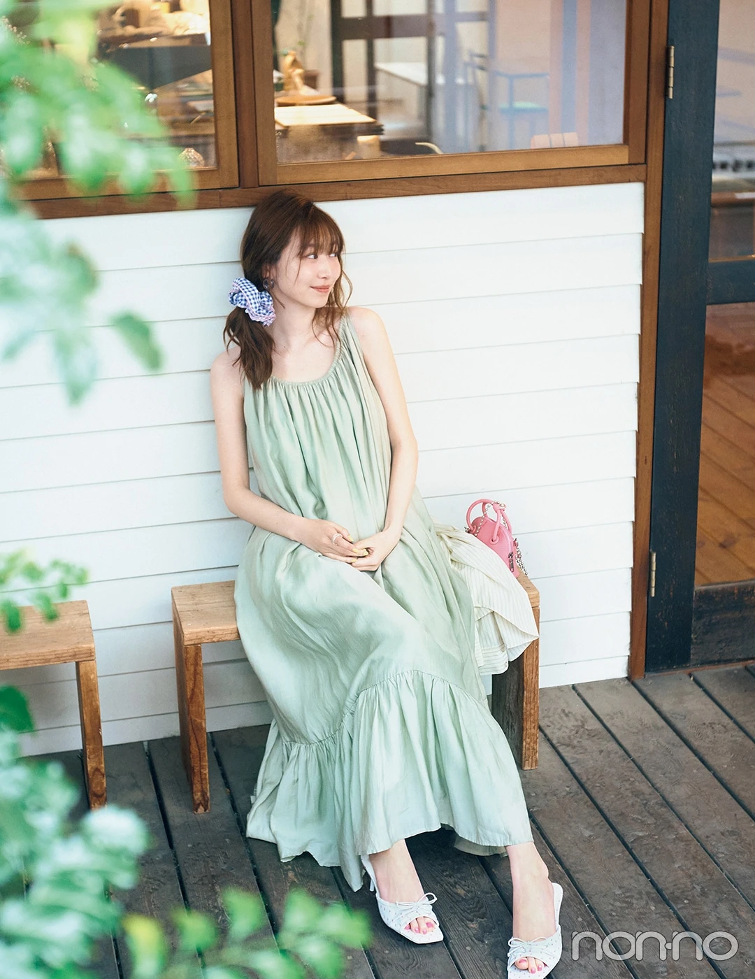 【non-no web】岡本夏美が着こなす大学生の毎日コーデ
