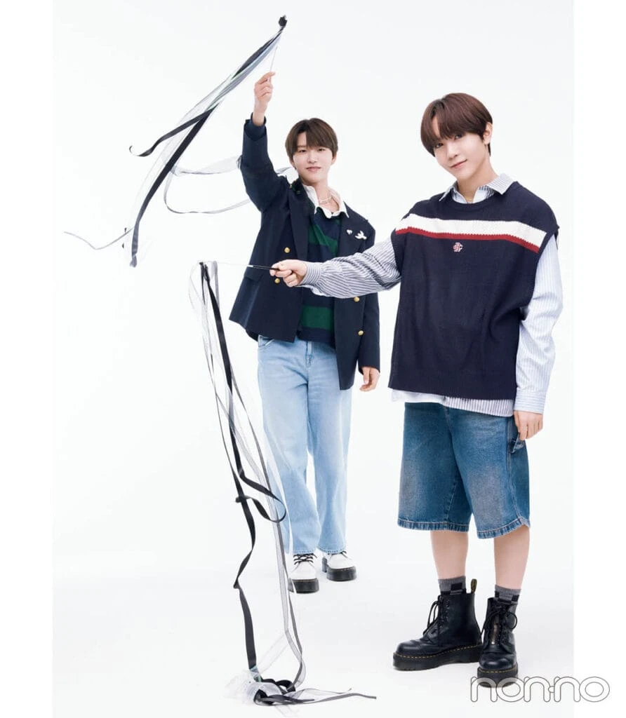 NCT WISHのRYOとJAEHEE対談カット2