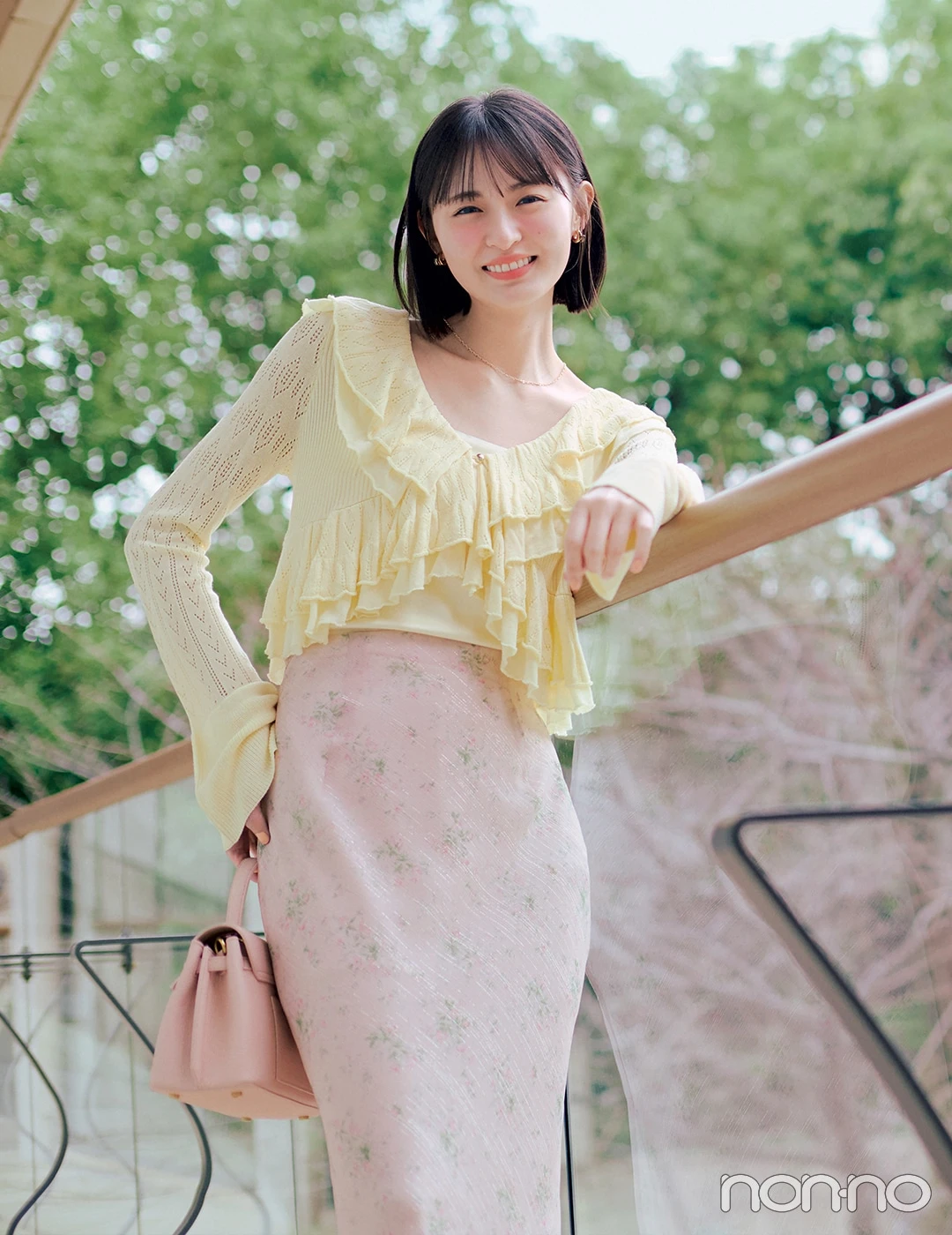 【non-no web】遠藤さくらが着こなす大学生の毎日コーデ