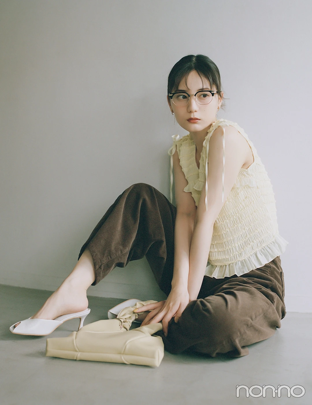 【non-no web】小坂菜緒が着こなす大学生の毎日コーデ