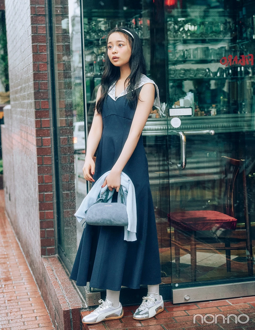 【non-no web】林芽亜里が着こなす大学生の毎日コーデ