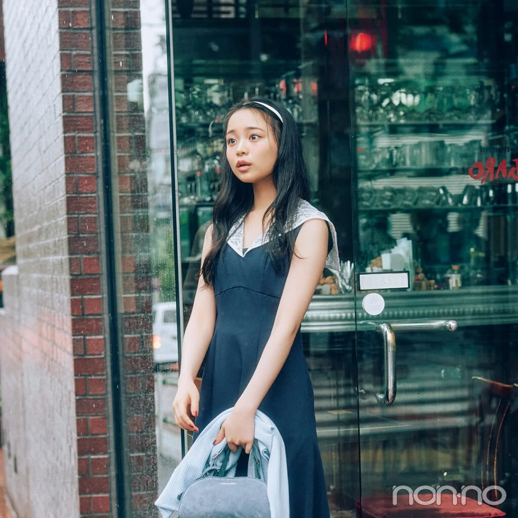 【non-no web】林芽亜里が着こなす大学生の毎日コーデ_アイキャッチ画像