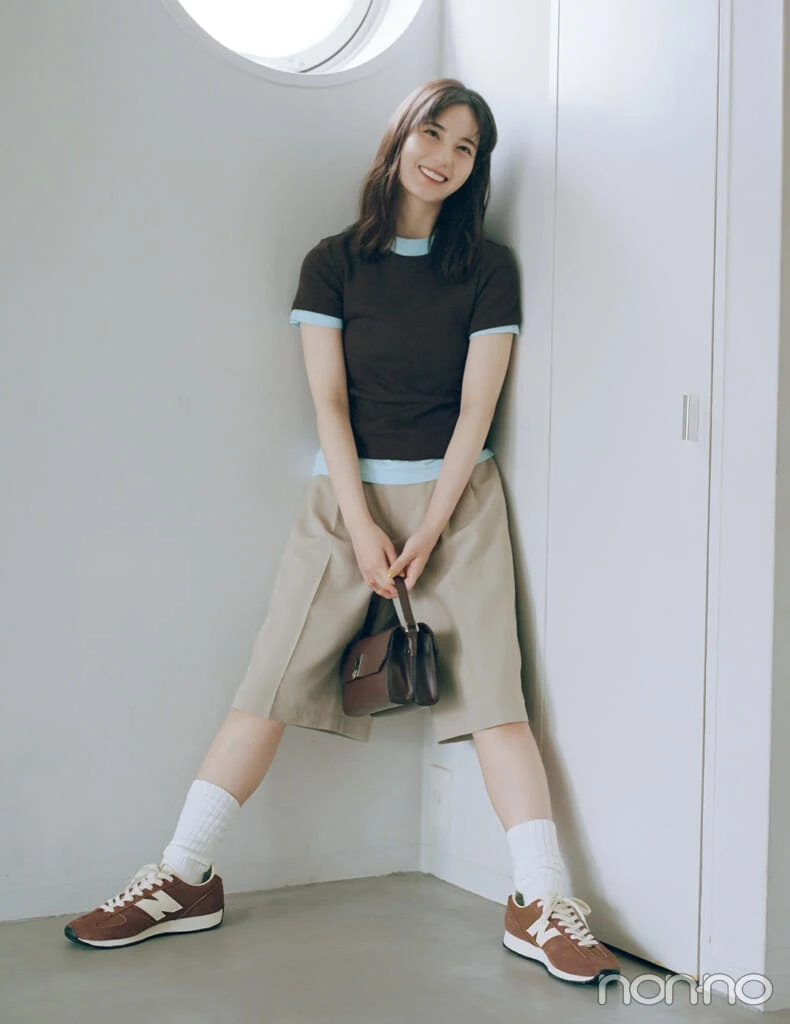 【non-no web】小坂菜緒が着こなす大学生の毎日コーデ