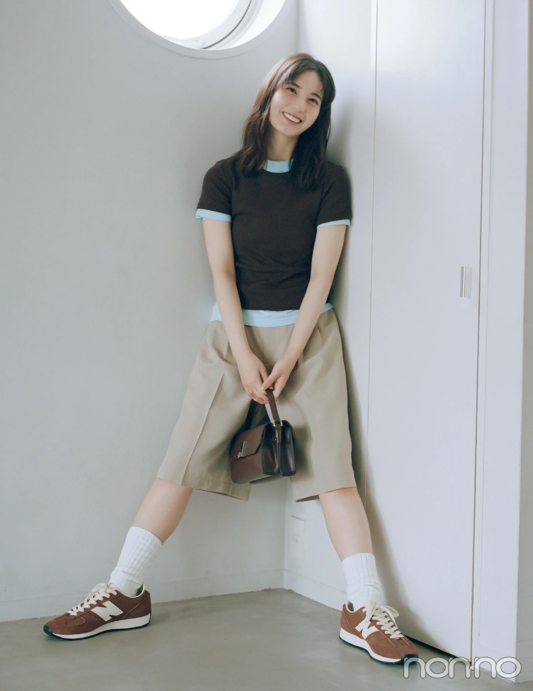 【non-no web】小坂菜緒が着こなす大学生の毎日コーデ