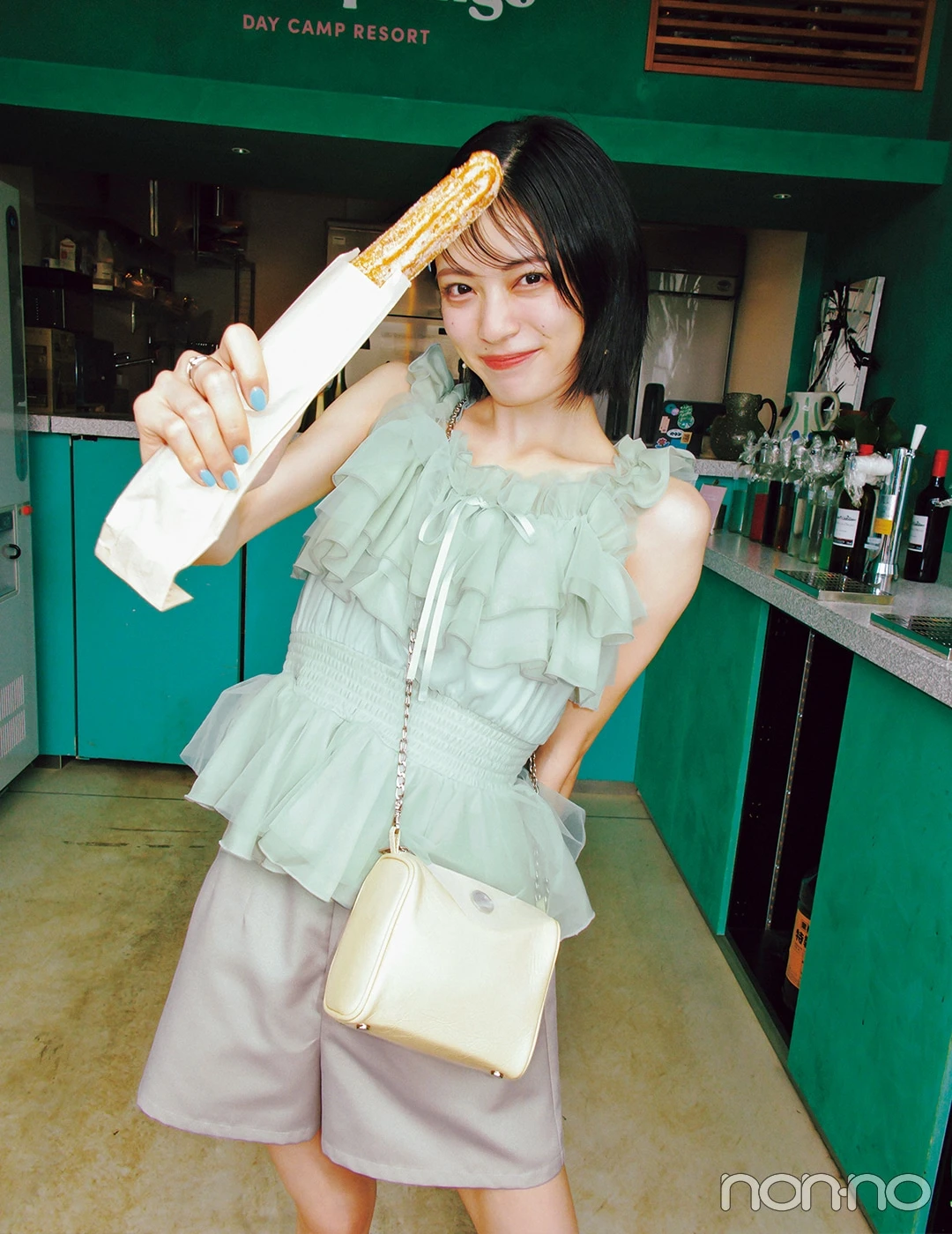 【non-no web】吉田美月喜が着こなす大学生の毎日コーデ