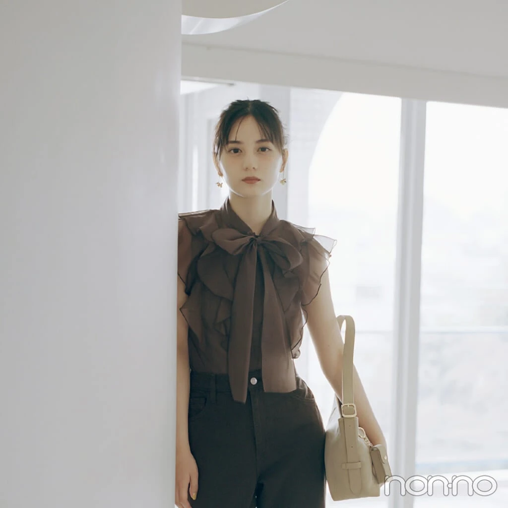【non-no web】小坂菜緒が着こなす大学生の毎日コーデ_アイキャッチ画像