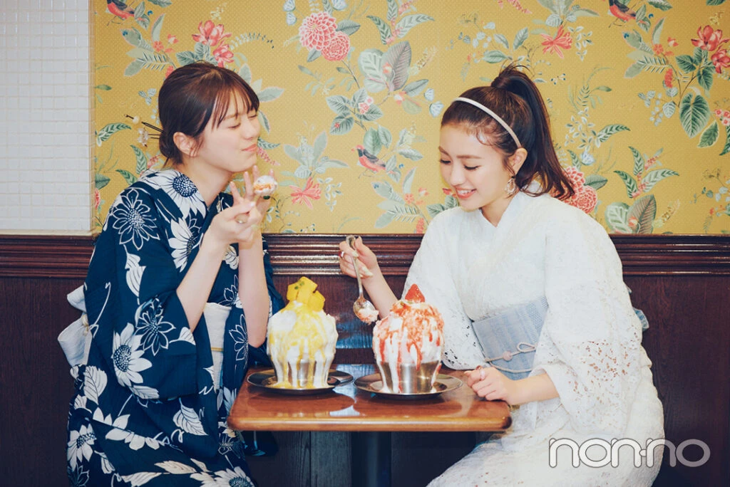紺野彩夏と香音のみんながこの夏したいこと別コーデモデルカット1-2