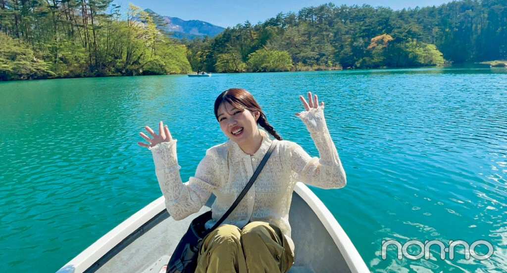 大学生の春旅行-福島・五色沼での写真