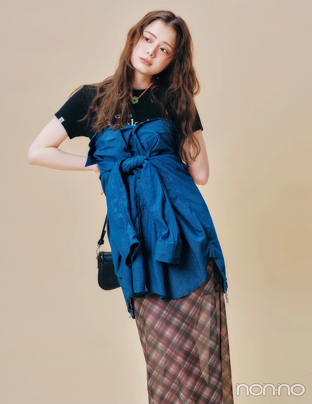 【non-no web】小坂菜緒が着こなす大学生の毎日コーデ