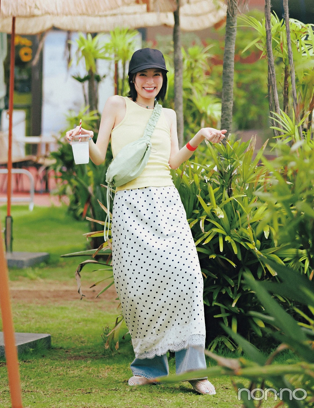 【non-no web】吉田美月喜が着こなす大学生の毎日コーデ