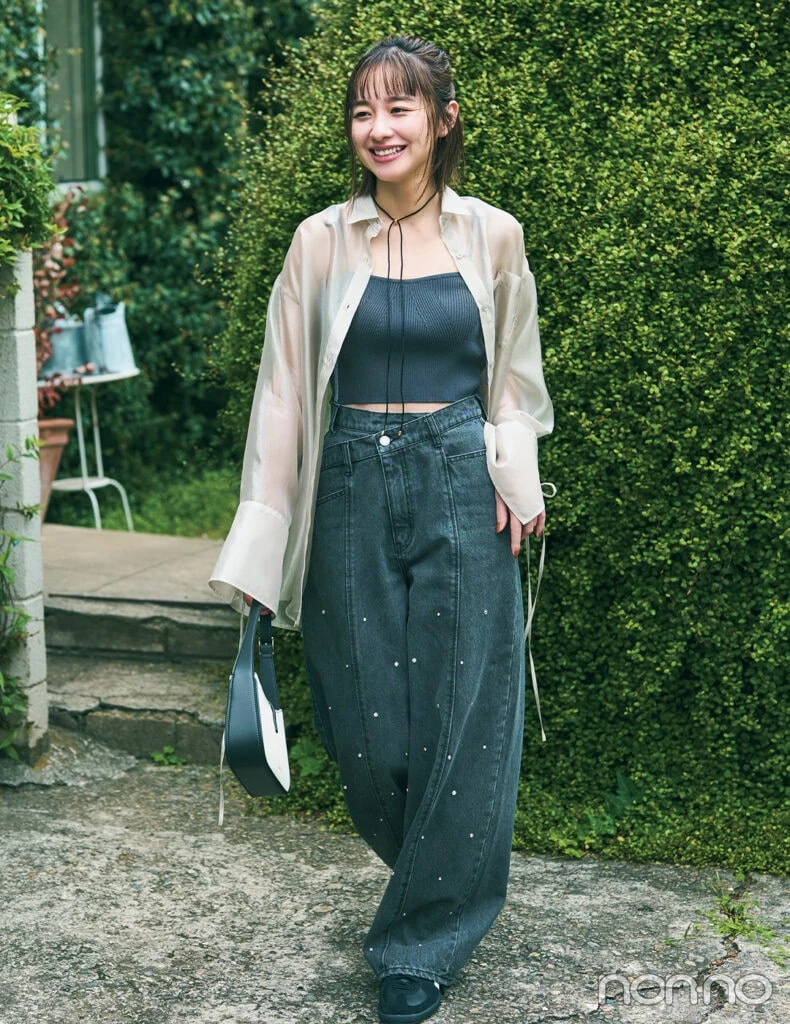 【non-no web】堀田真由が着こなす大学生の毎日コーデ