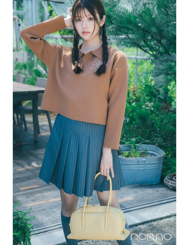 【non-no web】鈴木ゆうかが着こなす大学生の毎日コーデ