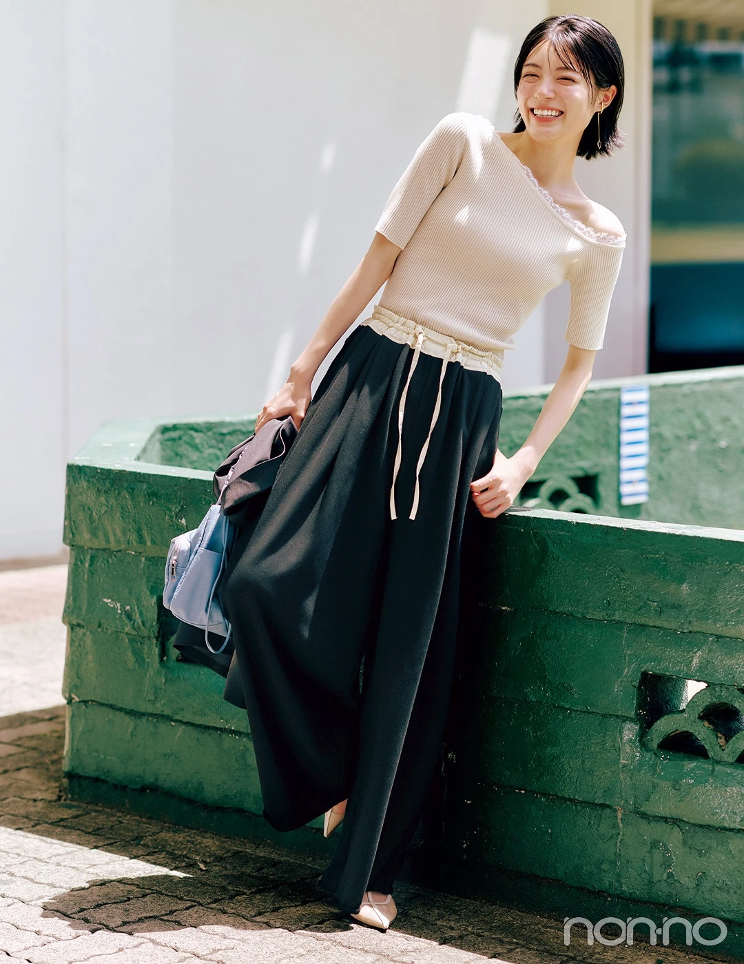 【non-no web】吉田美月喜が着こなす大学生の毎日コーデ