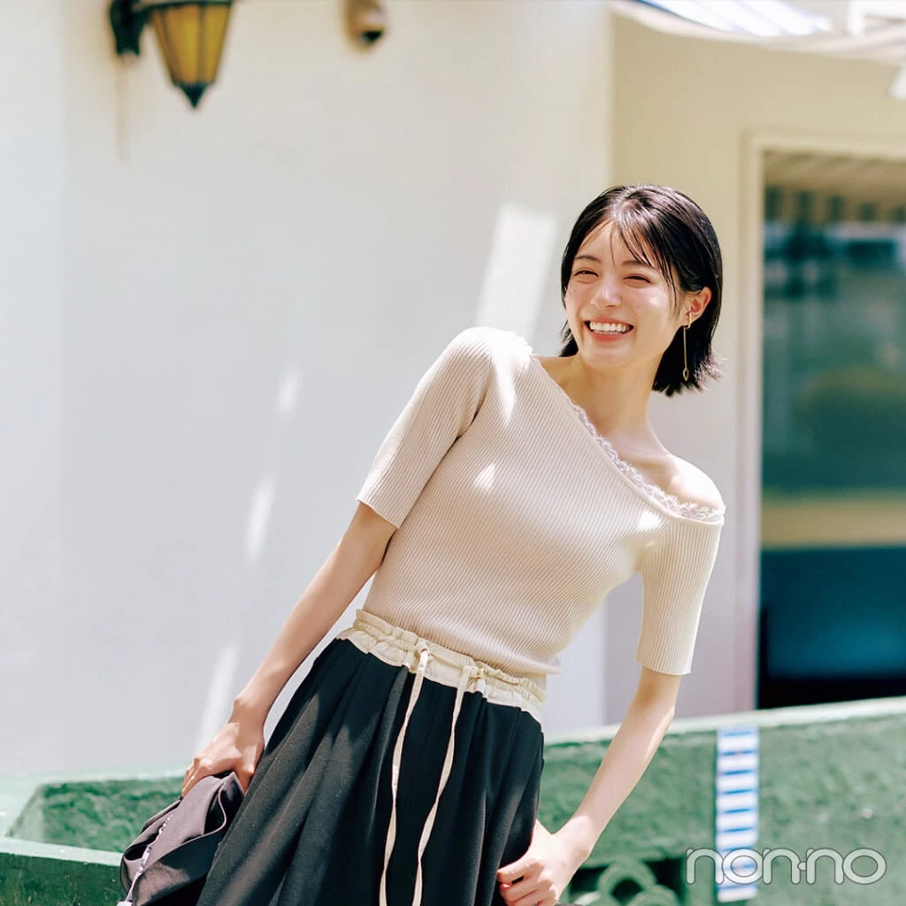 【non-no web】吉田美月喜が着こなす大学生の毎日コーデ_アイキャッチ画像