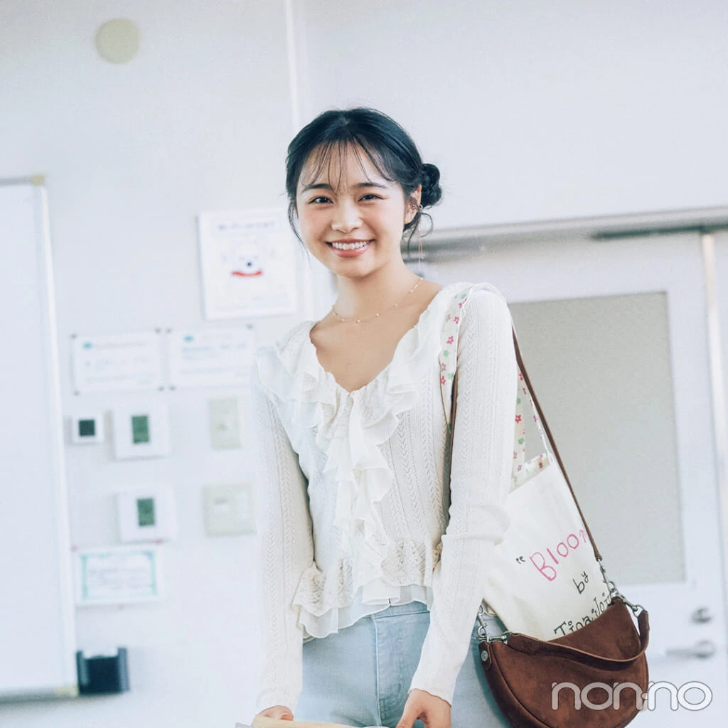 【non-no web】林芽亜里が着こなす大学生の毎日コーデ_アイキャッチ画像