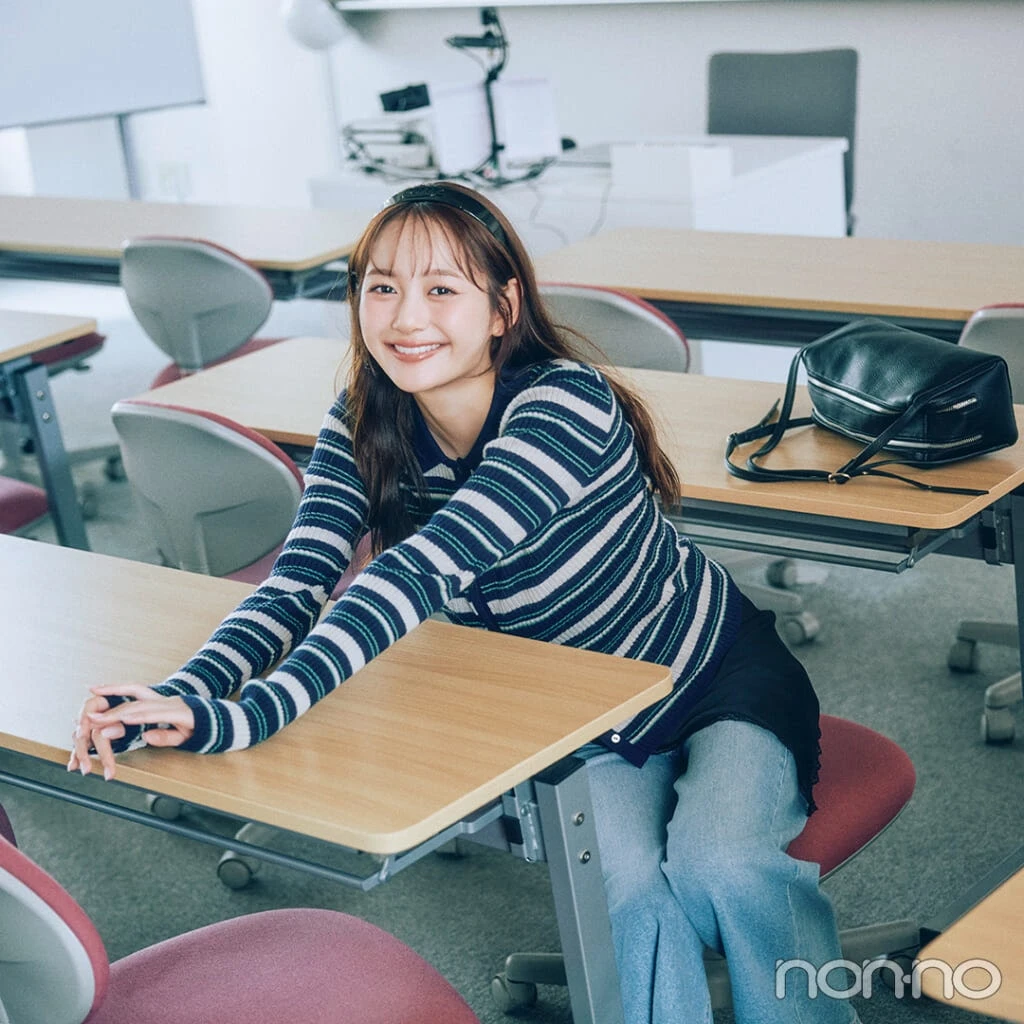 【non-no web】加藤栞が着こなす大学生の毎日コーデ_アイキャッチ画像