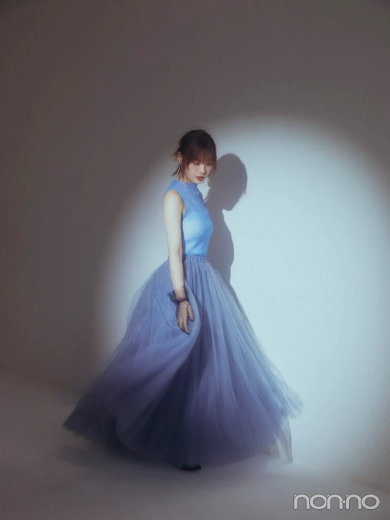 チュールスカートを揺らすモーニング娘。’25の生田衣梨奈さん全身