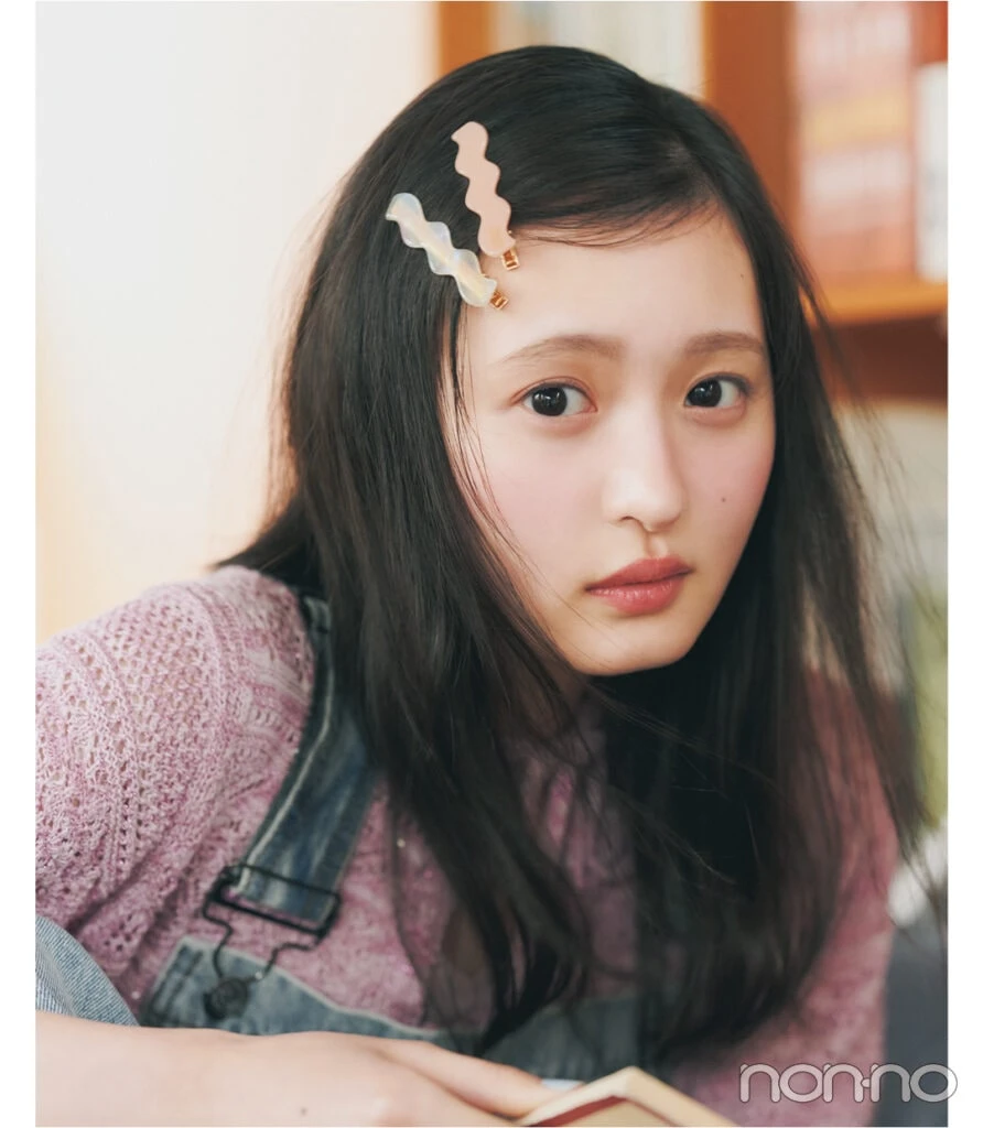 遠藤さくらの、おうちで過ごす日の斜め前髪ヘアアレ