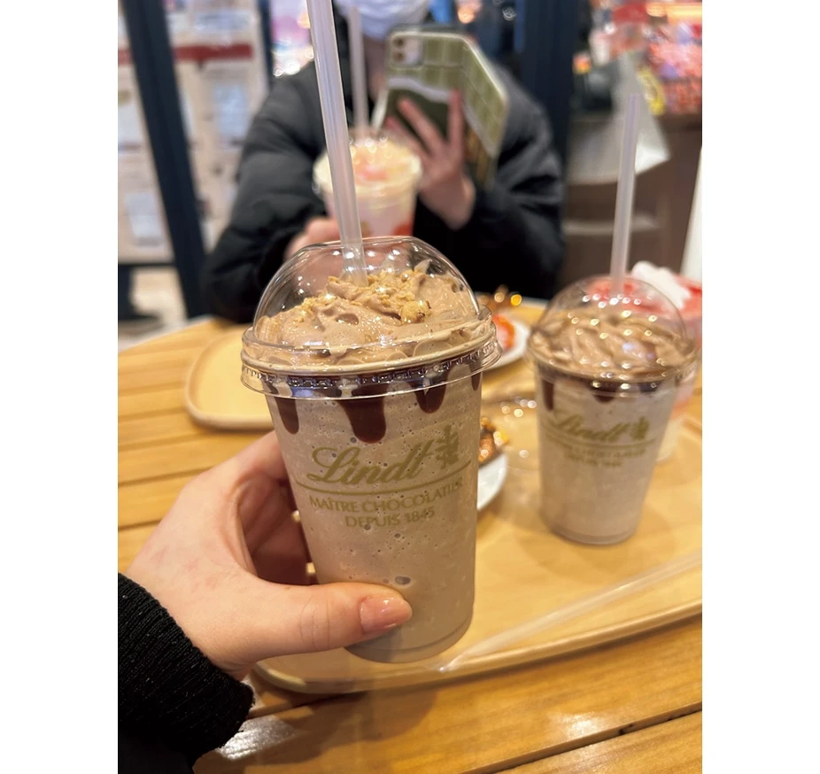 チョコレートブランドのショコラドリンクは格別(レナさん・大学院1年)