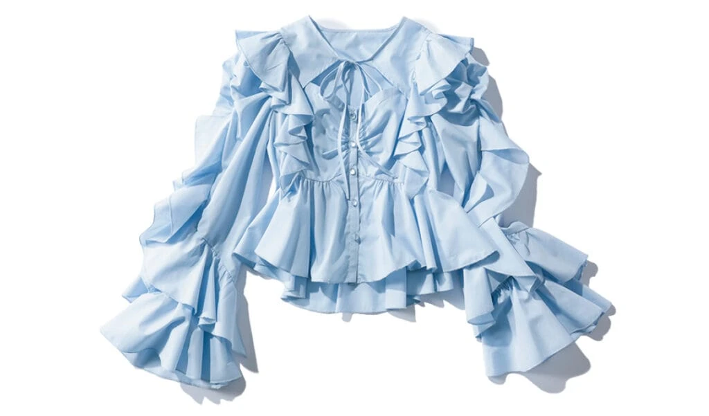 春服おすすめのフリルトップス2