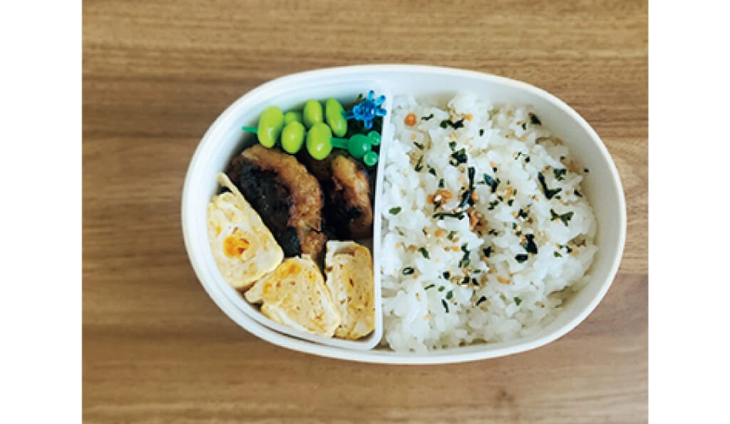 週3回はお弁当持参で大学へ